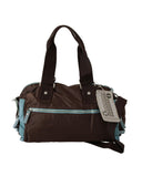 WAYFARER Women Bag - Duffel Style Brown Fabric Logo Details One Size Women