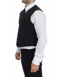 Dress Vest with Adjustable Strap and Logo Details 50 IT Men