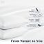 Pillows: Puredown Goose Down and Feather Pillow Inserts for Sleeping, 100% Cotton Fabric Cover Bed Pillows, Set of 2, White, King Size