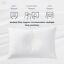 Pillows: Puredown Goose Down and Feather Pillow Inserts for Sleeping, 100% Cotton Fabric Cover Bed Pillows, Set of 2, White, King Size