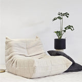 Sofas & Sofa Beds: Vacuum-Packed, Comfy Mid Century Togo Lounge Sofa Modern Backrest White Corduroy Armless Retro Decorative Cozy Seat for Indoor