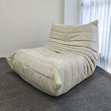 Sofas & Sofa Beds: Vacuum-Packed, Comfy Mid Century Togo Lounge Sofa Modern Backrest White Corduroy Armless Retro Decorative Cozy Seat for Indoor