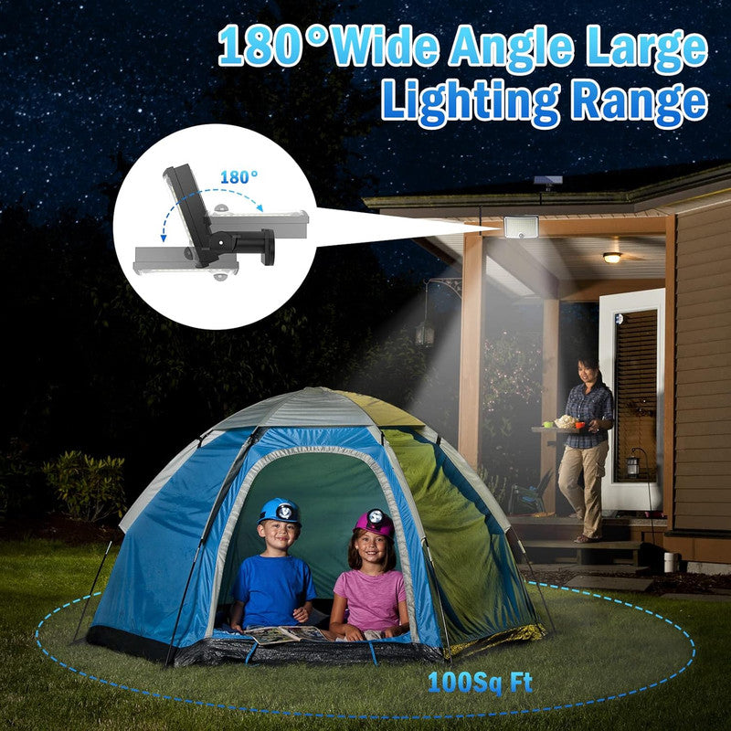 Other Outdoor Lights: KagoLing Solar Lights Outdoor 202 LED Motion Sensor Lights IP65 Waterproof 120 Degree Beam Angle Solar Garden Lights 2 Pack with 5M Cable