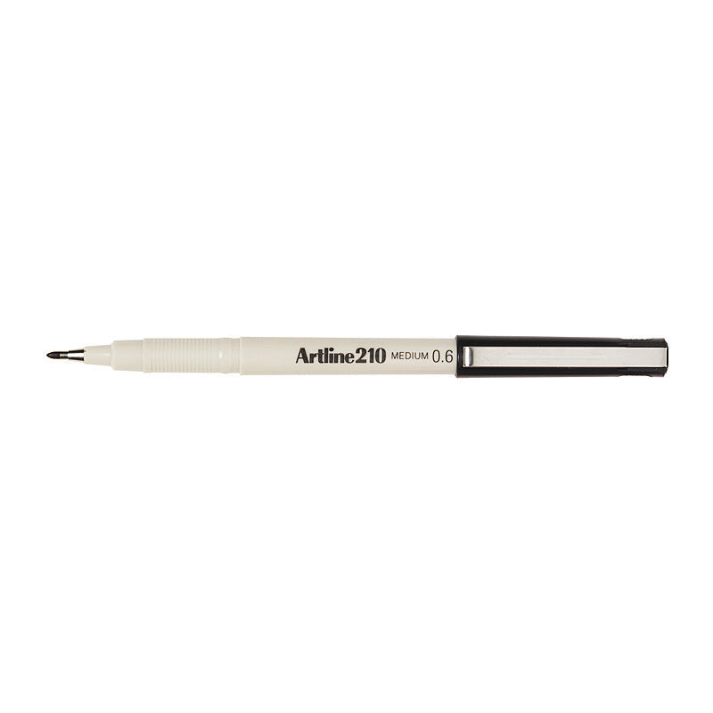 Pens & Pencils: Artline 210 Pen 0.6mm Blk Bx12