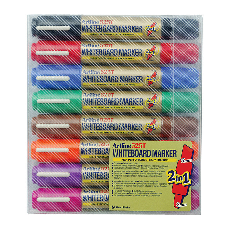 Pens & Pencils: Artline 525T Dual W/B Mkr Wlt8