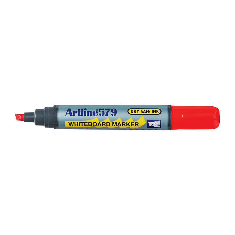 Pens & Pencils: Artline 579 W/B Mrker Red Bx12