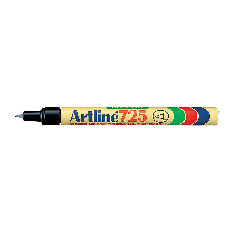 Pens & Pencils: Artline 725 Perm Mrkr Blk Bx12