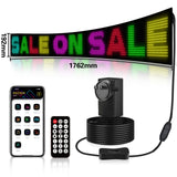 Coloured Lights: Programmable LED Matrix Panel Flexible Screen IP65 with APP Control 192*1762mm