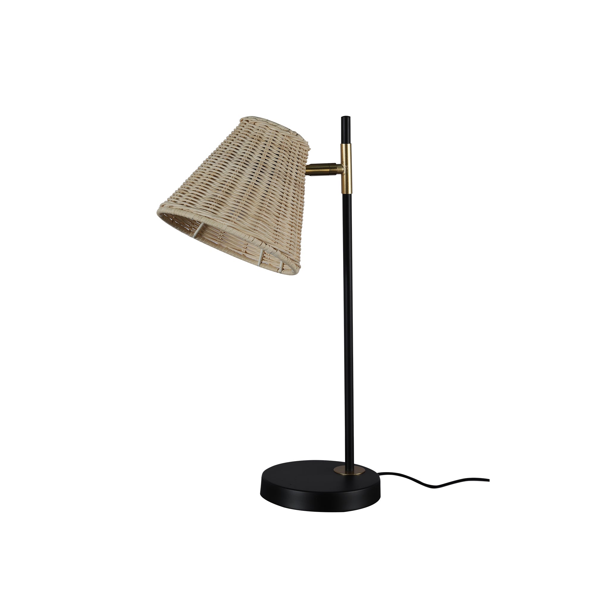 Table Lamps: Yvette Rattan Table Lamp