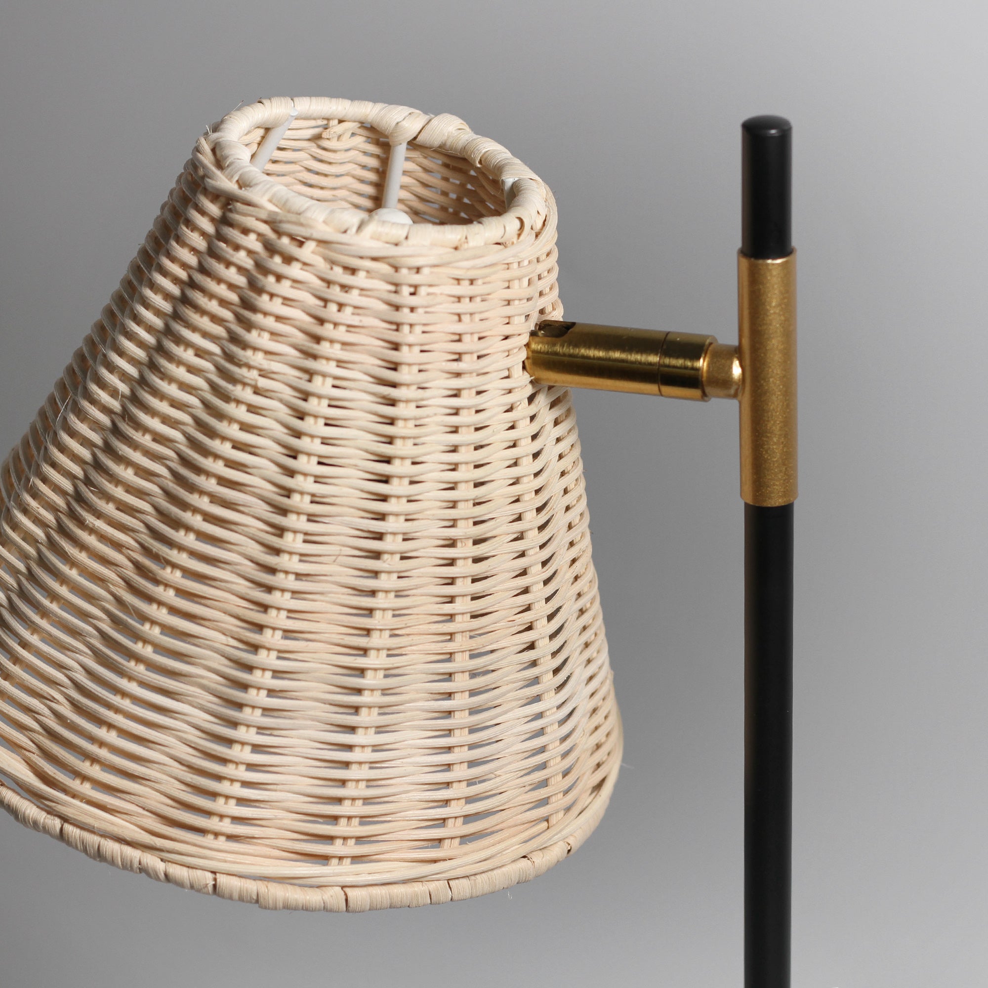 Table Lamps: Yvette Rattan Table Lamp
