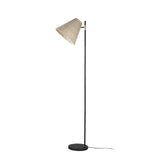 Table Lamps: Yvette Rattan Floor Lamp