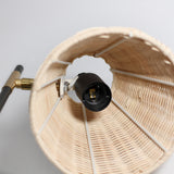 Table Lamps: Yvette Rattan Floor Lamp