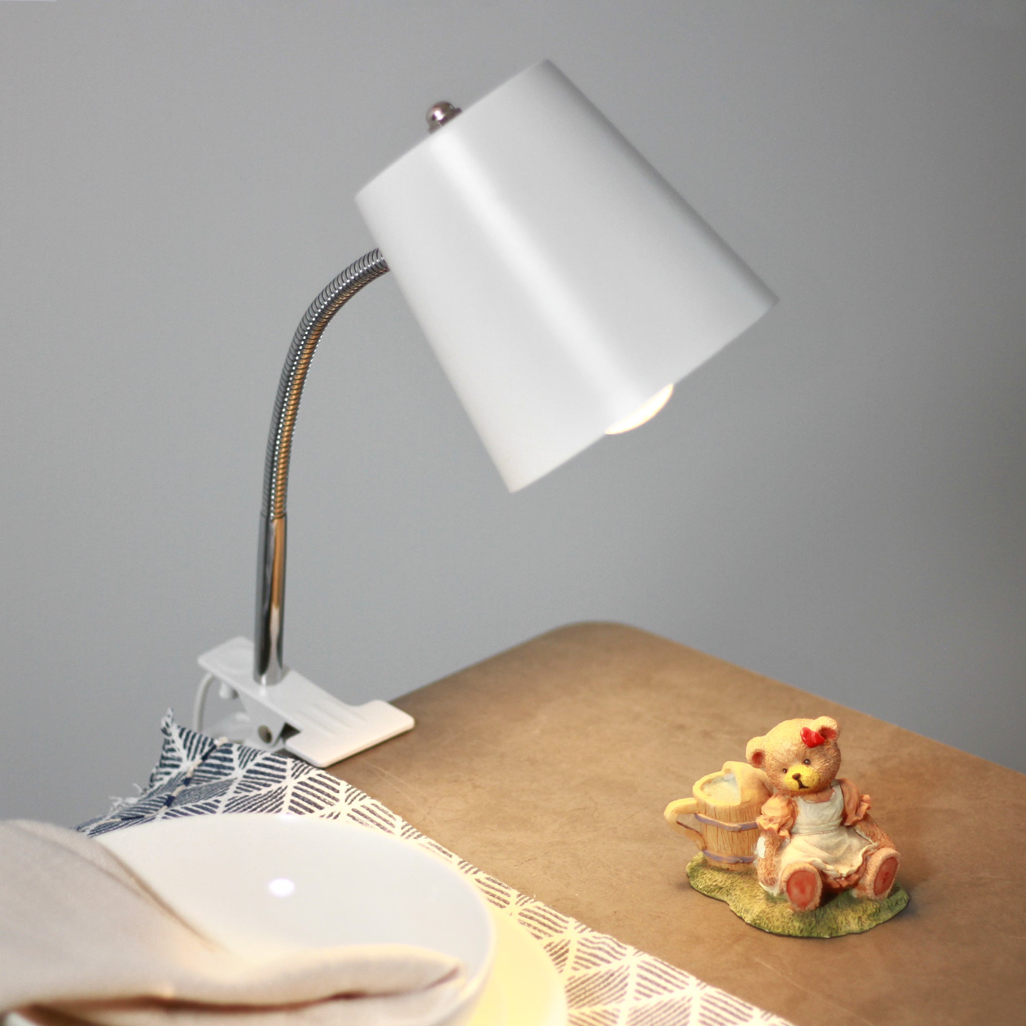 Night Lights & Ambient Lighting: Ellie Table Lamp White