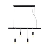 Night Lights & Ambient Lighting: Bikkel 4 Lights Pendant Light - Black