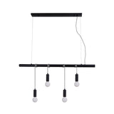 Night Lights & Ambient Lighting: Bikkel 4 Lights Pendant Light - Black