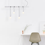Night Lights & Ambient Lighting: Bikkel 4 Lights Pendant Light - White