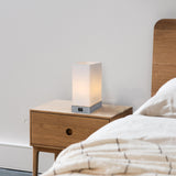 Table Lamps: Jessica Rectangle Touch Lamp with USB Port