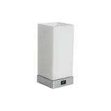 Table Lamps: Jessica Rectangle Touch Lamp with USB Port