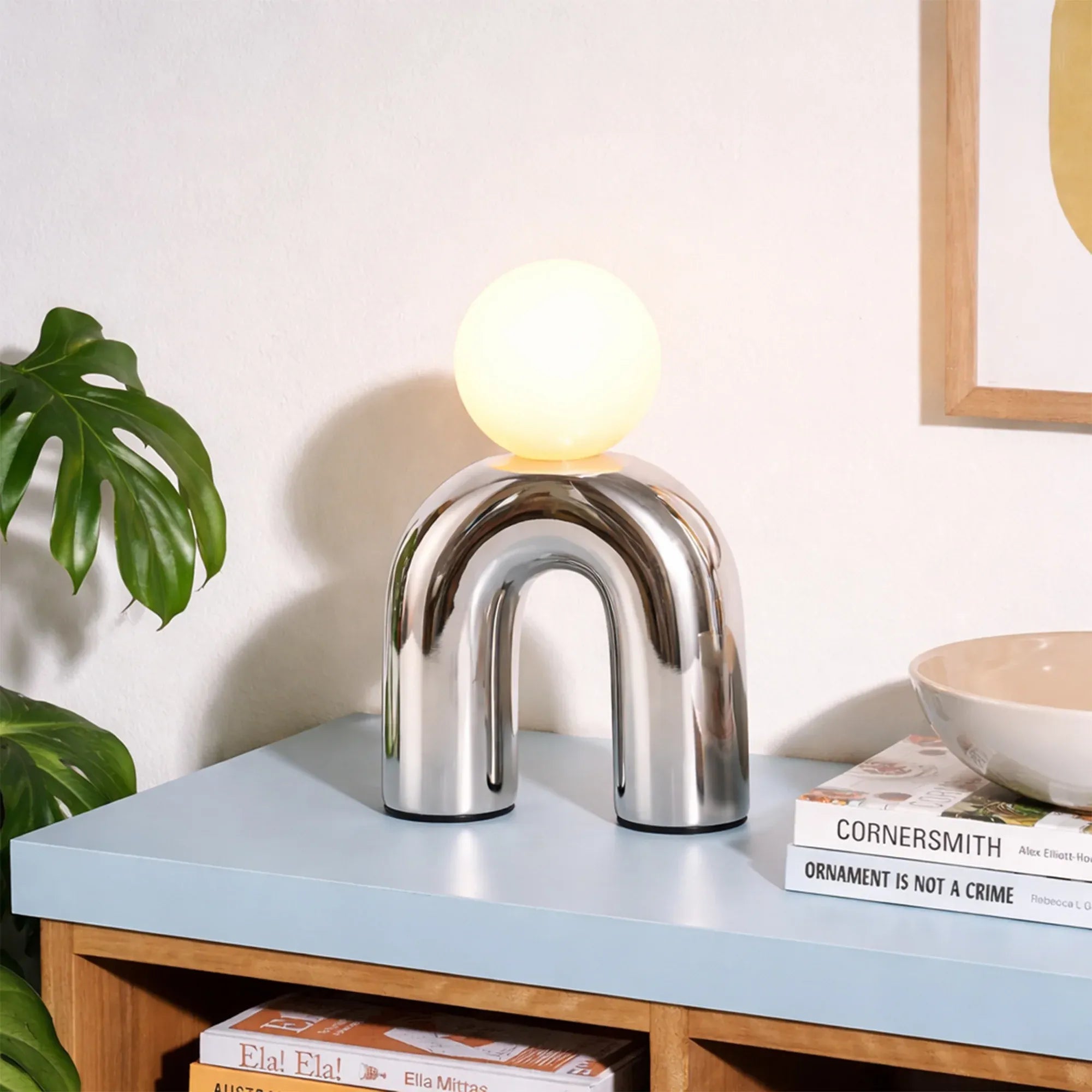 Mila Table Lamp - Chrome