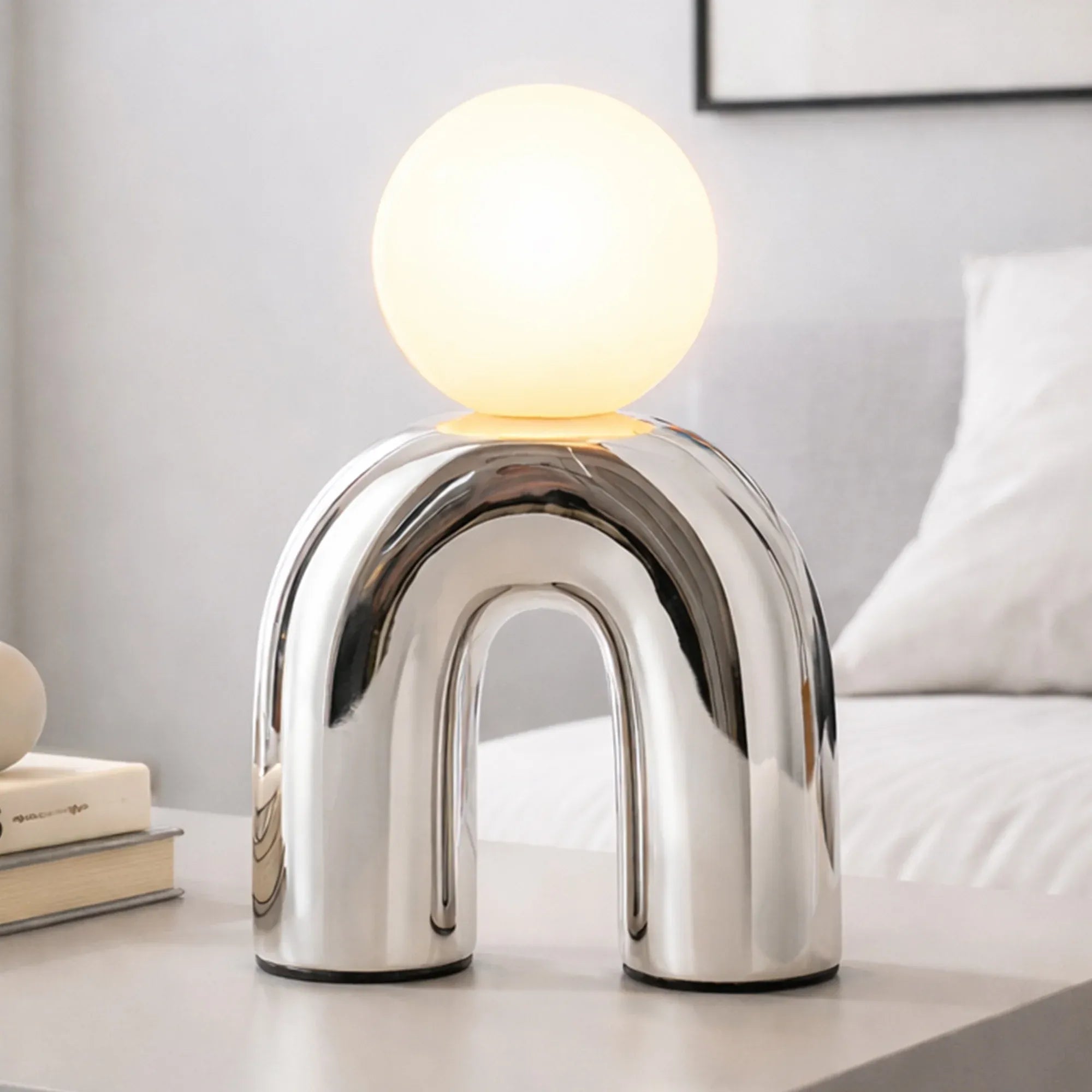 Mila Table Lamp - Chrome