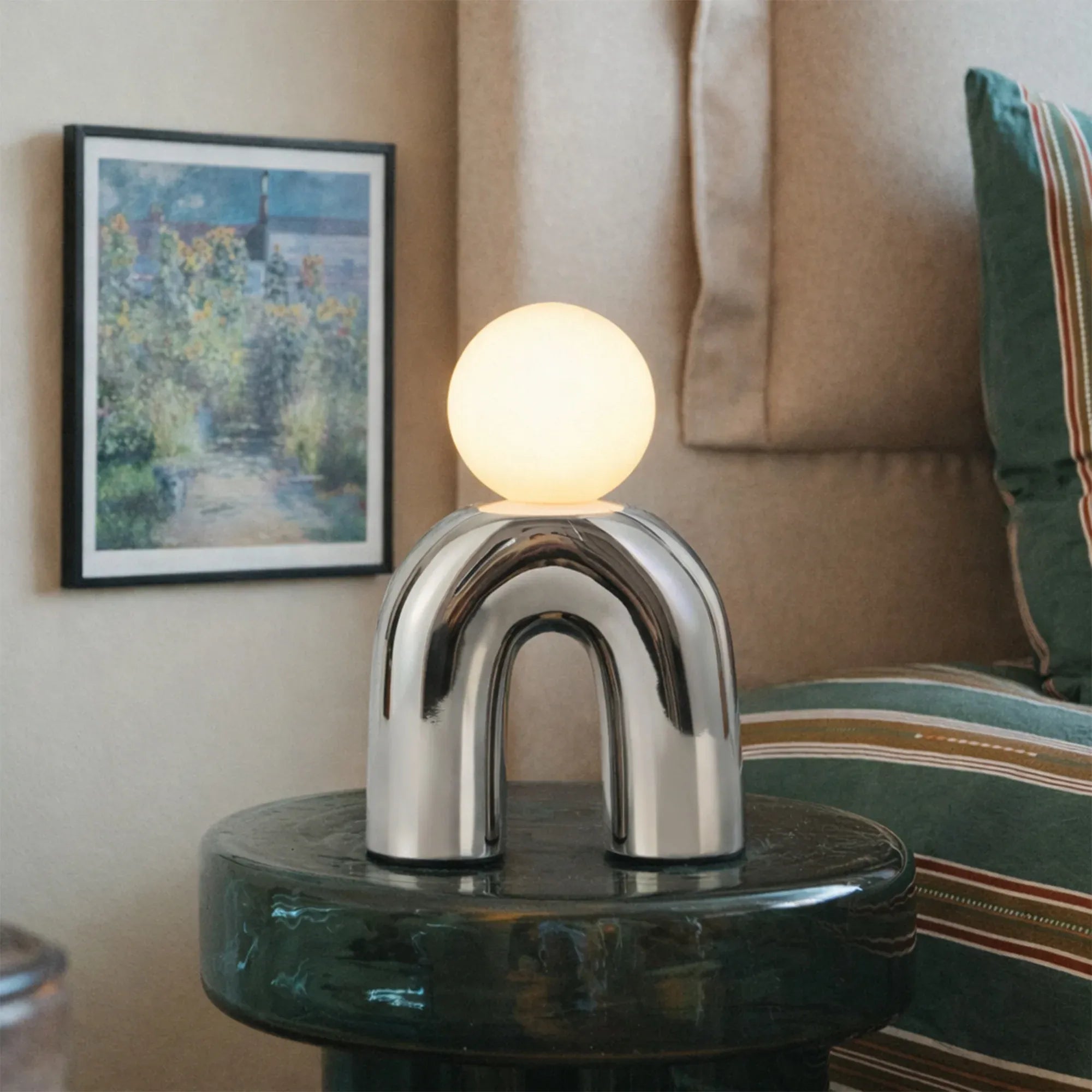 Mila Table Lamp - Chrome