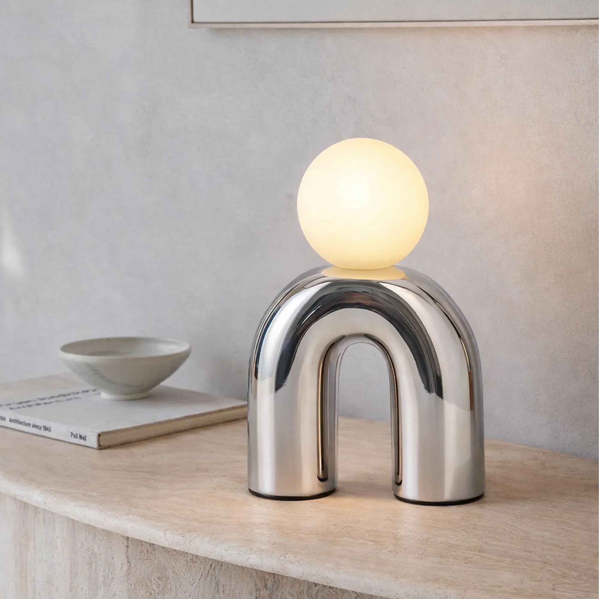 Mila Table Lamp - Chrome