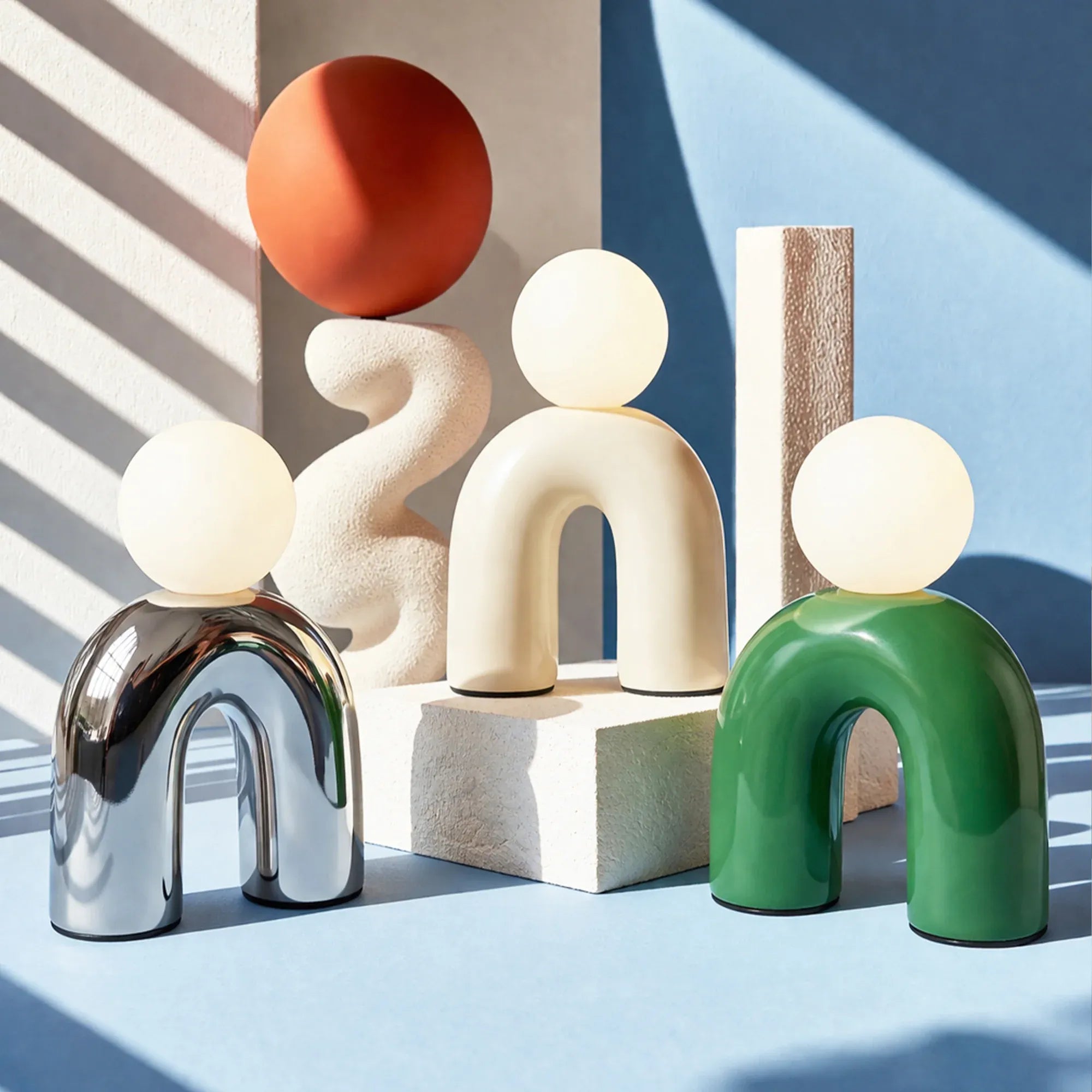 Mila Table Lamp - Chrome
