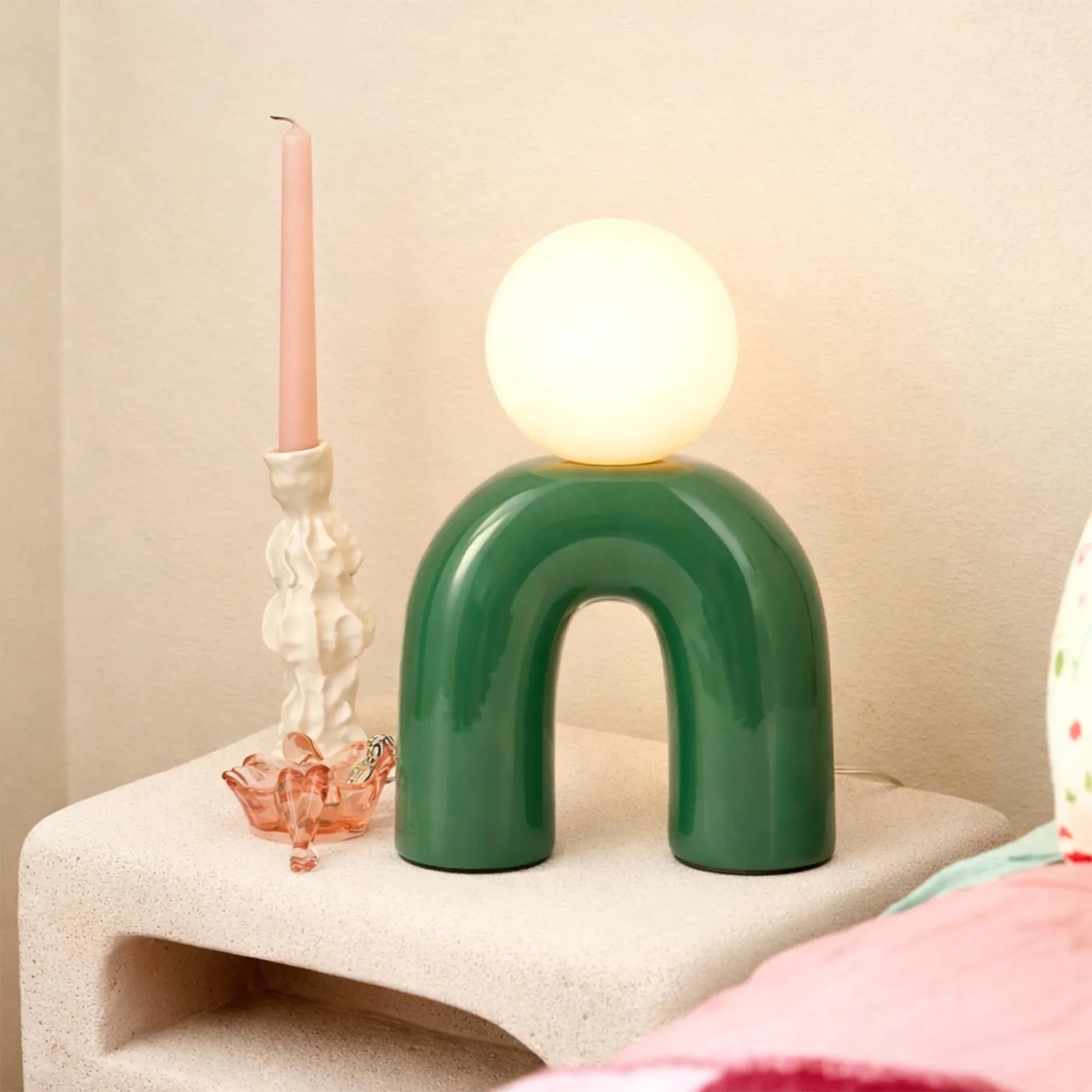 Mila Table Lamp - Green