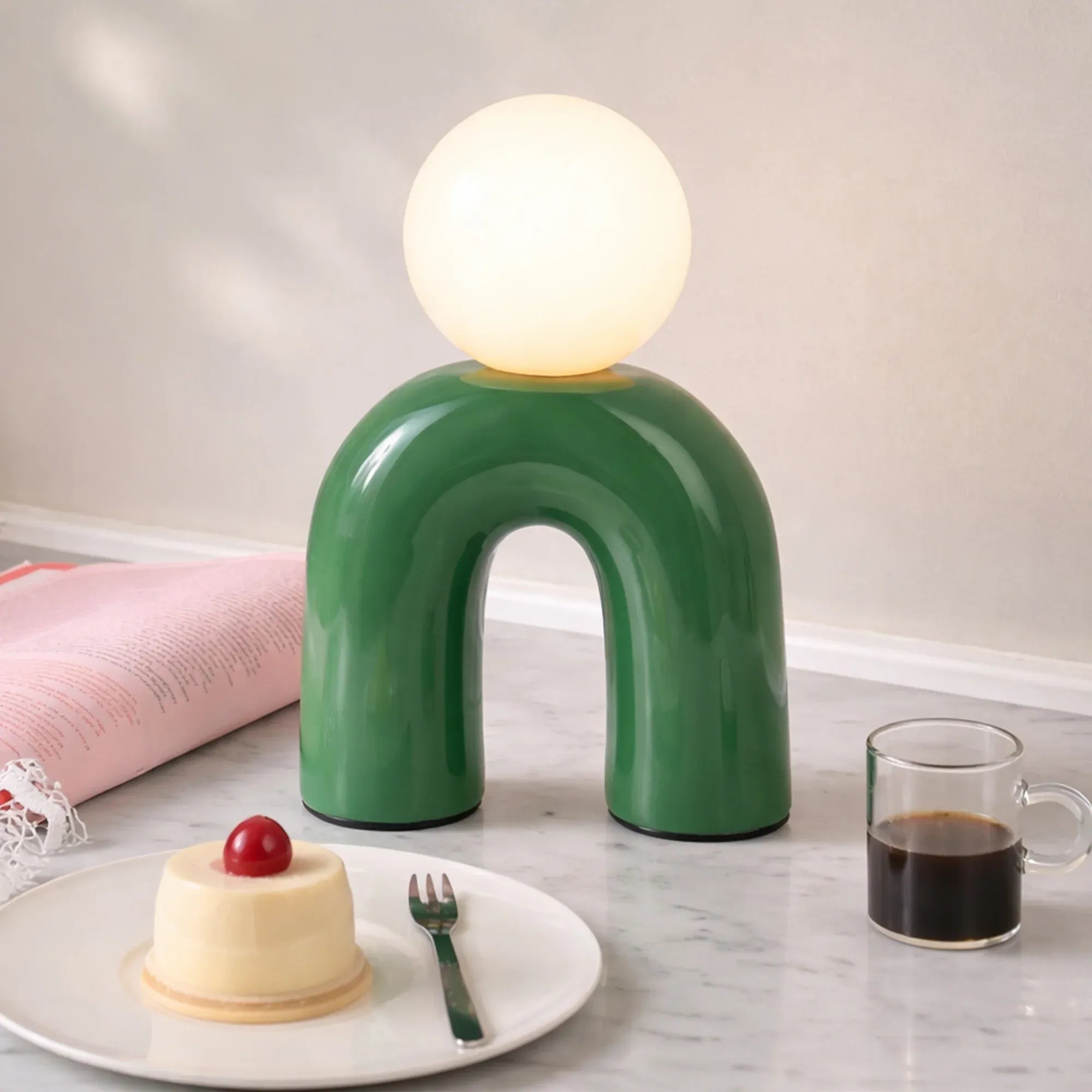 Mila Table Lamp - Green