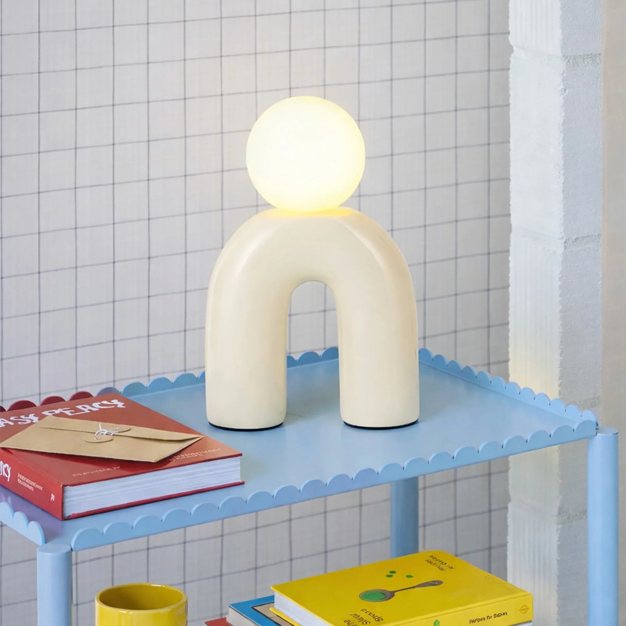 Mila Table Lamp - Cream
