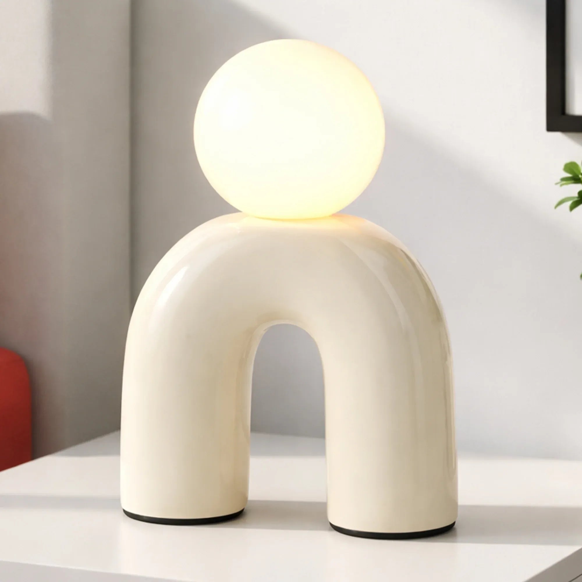 Mila Table Lamp - Cream