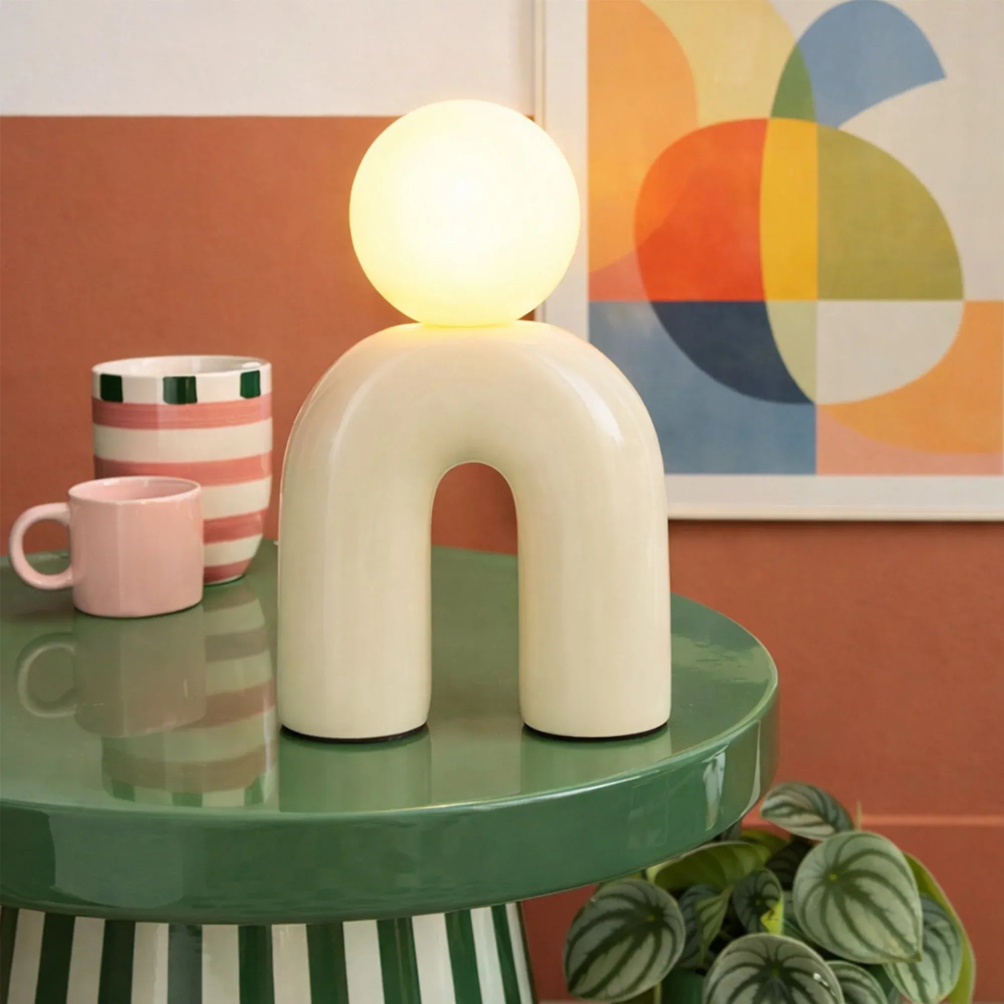 Mila Table Lamp - Cream