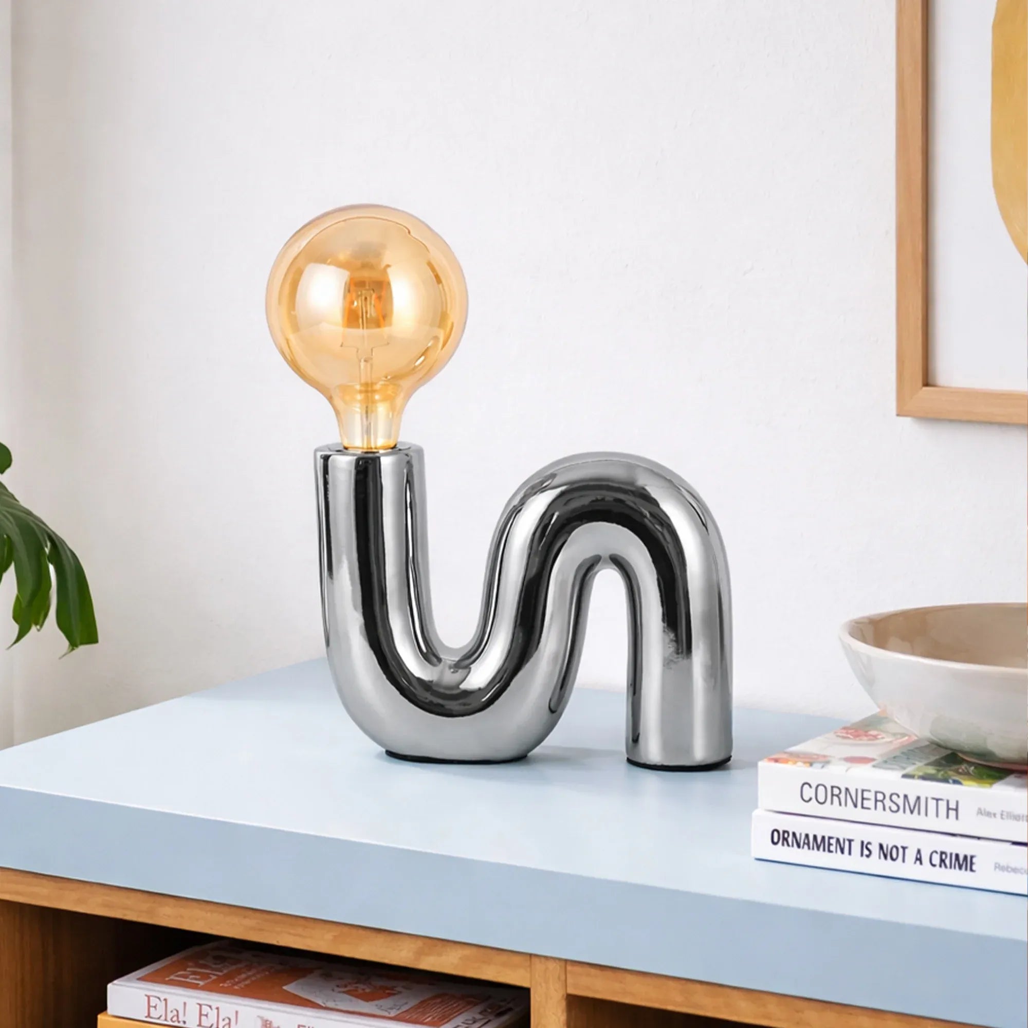 Millie Table Lamp - Chrome
