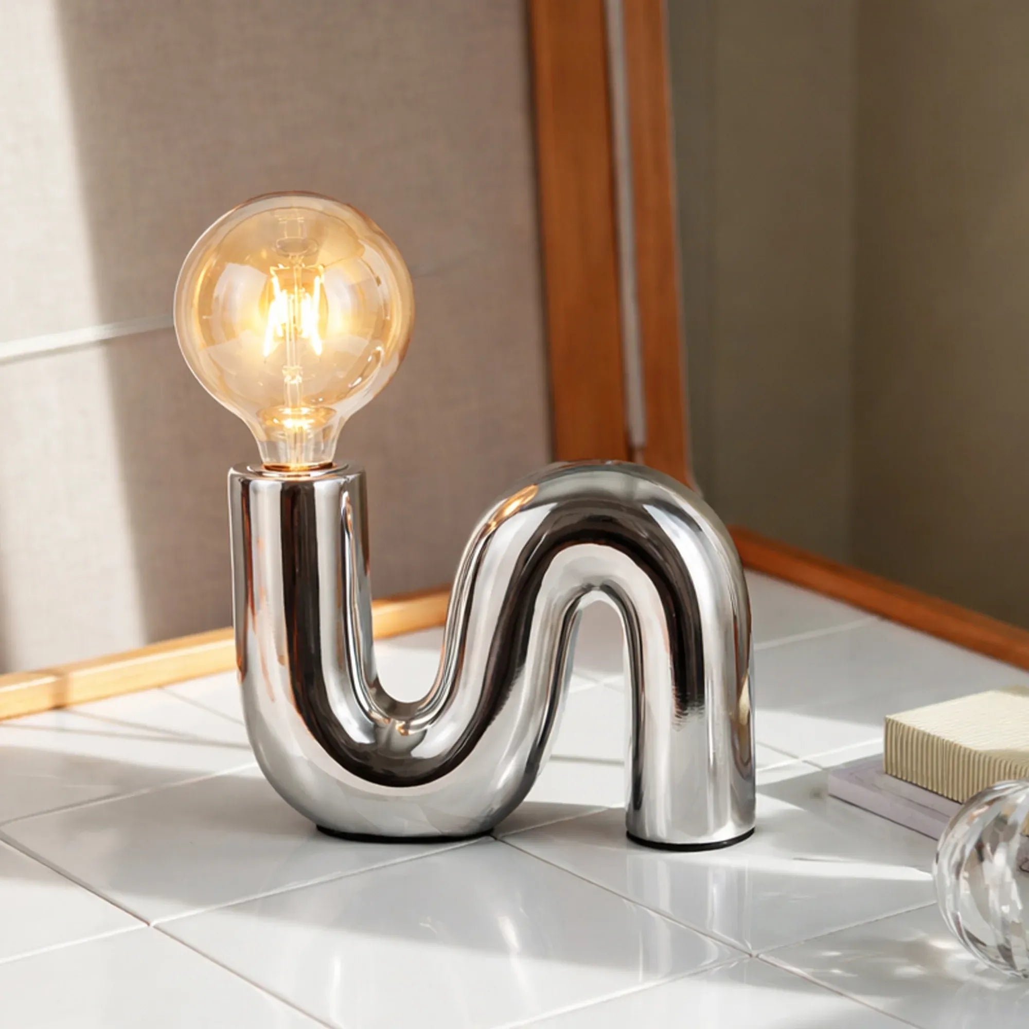 Millie Table Lamp - Chrome