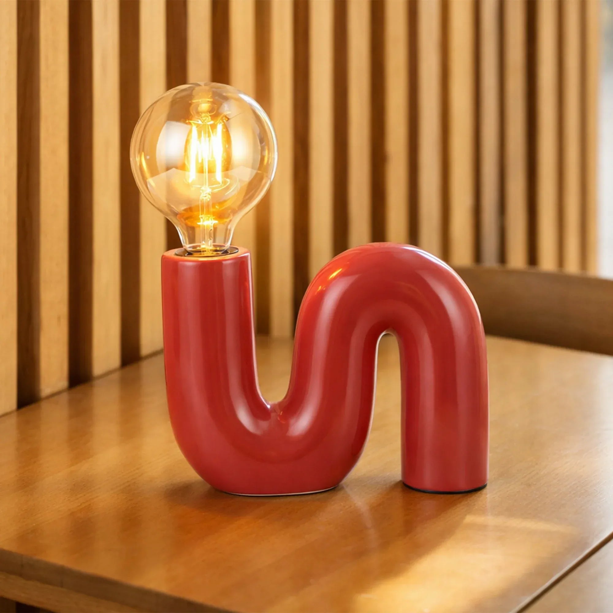 Millie Table Lamp - Coral