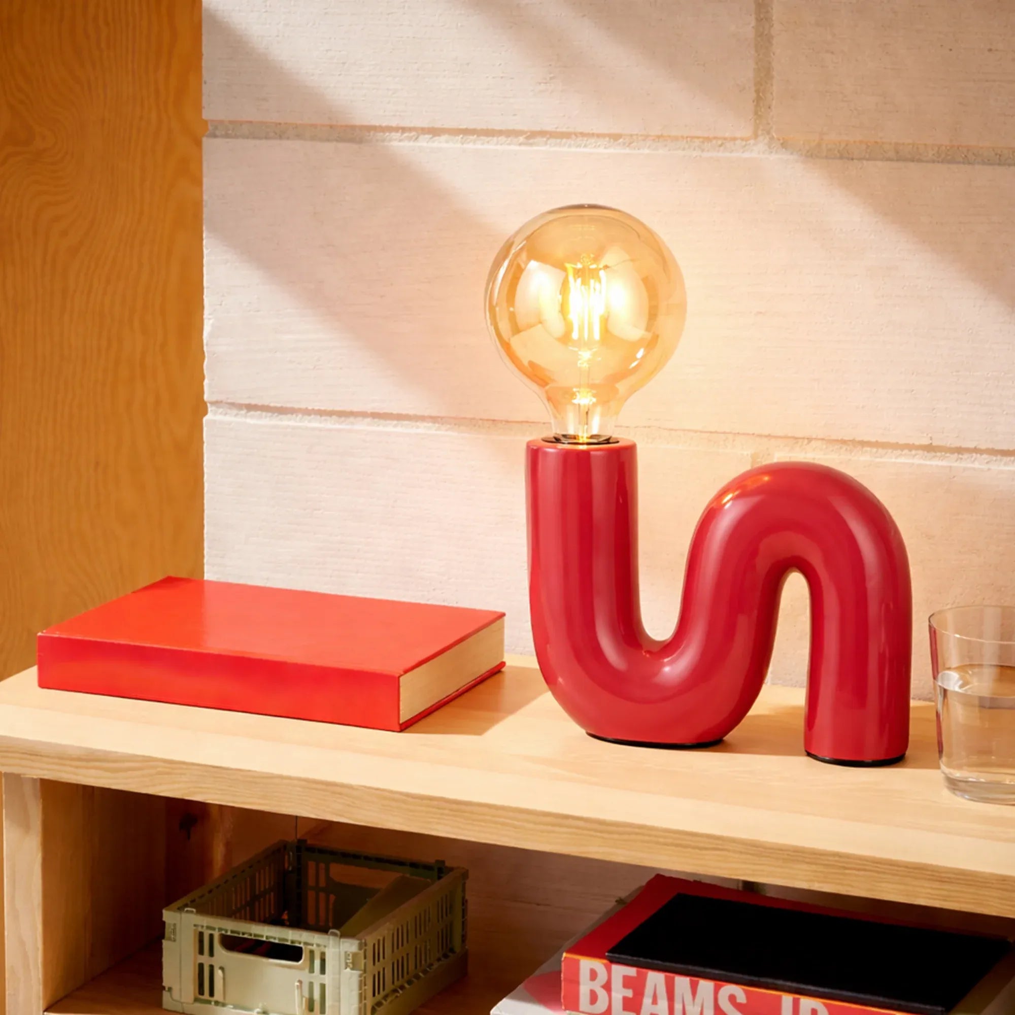 Millie Table Lamp - Coral