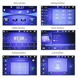7 Inch Hd Car Radio Receiver Mp5 Player Fm / Am / Rds / Bluetooth / Phone Link Remote Control