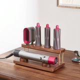 Countertop Organizer for Dyson Airwrap - Walnut Rack