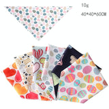 Cute Pet Triangle Towel Bib Cartoon Cats And Dogs Drool Towel Scarf - 10