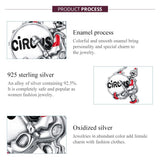 925 Sterling Silver Drummer Beads For Diy Bracelets & Necklaces