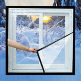 Double-layer Insulation Film for Indoor Windows - Windproof Soundproof Warm - 1.5x1.5m