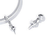 925 Sterling Silver Conch Pendant For Diy Bracelets & Necklaces