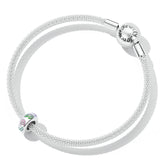 925 Sterling Silver Flower Doodle Beads For Diy Bracelets & Necklaces