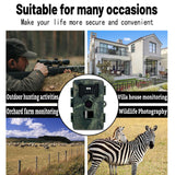 2 Lcd Infrared Night Vision Trail Camera For Wildlife Hunting