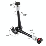 Adjustable Articulating Magic Arm - 11 Inch Aluminum Alloy