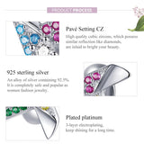 925 Sterling Silver Colorful Windmill Beads For Diy Bracelets & Necklaces