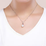 925 Sterling Silver Pearl Heart Pendant For Diy Bracelets & Necklaces