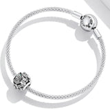 925 Sterling Silver Retro Snake Bead Bracelet / Necklace Accessory Set