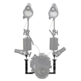 Adjustable Dual Handheld Lamp Arm for Action Cameras