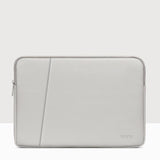 Double-Layer Leather Laptop Bag - 13 / 13.3 / 14 Inch - Gray